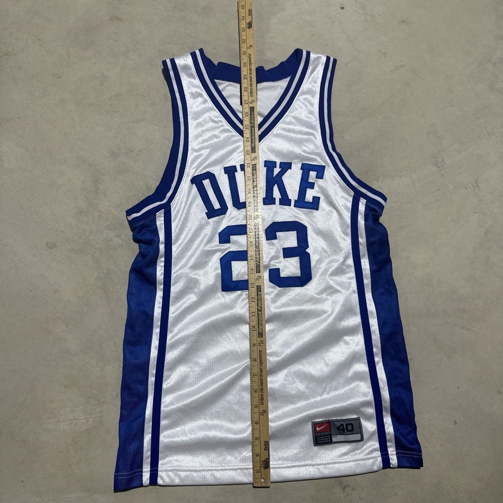 Men's SZ 40 Medium Nike Team Duke #23 Basketball Jersey Patches Logo Official - Picture 5 of 9